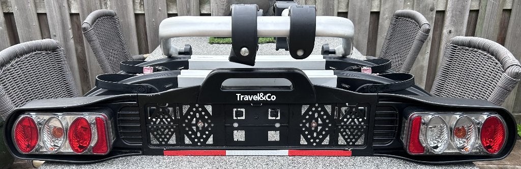 ANWB Travel & Co fietsendrager, Auto diversen, Fietsendragers, Ophalen, Gebruikt, Elektrische fiets, 2 fietsen