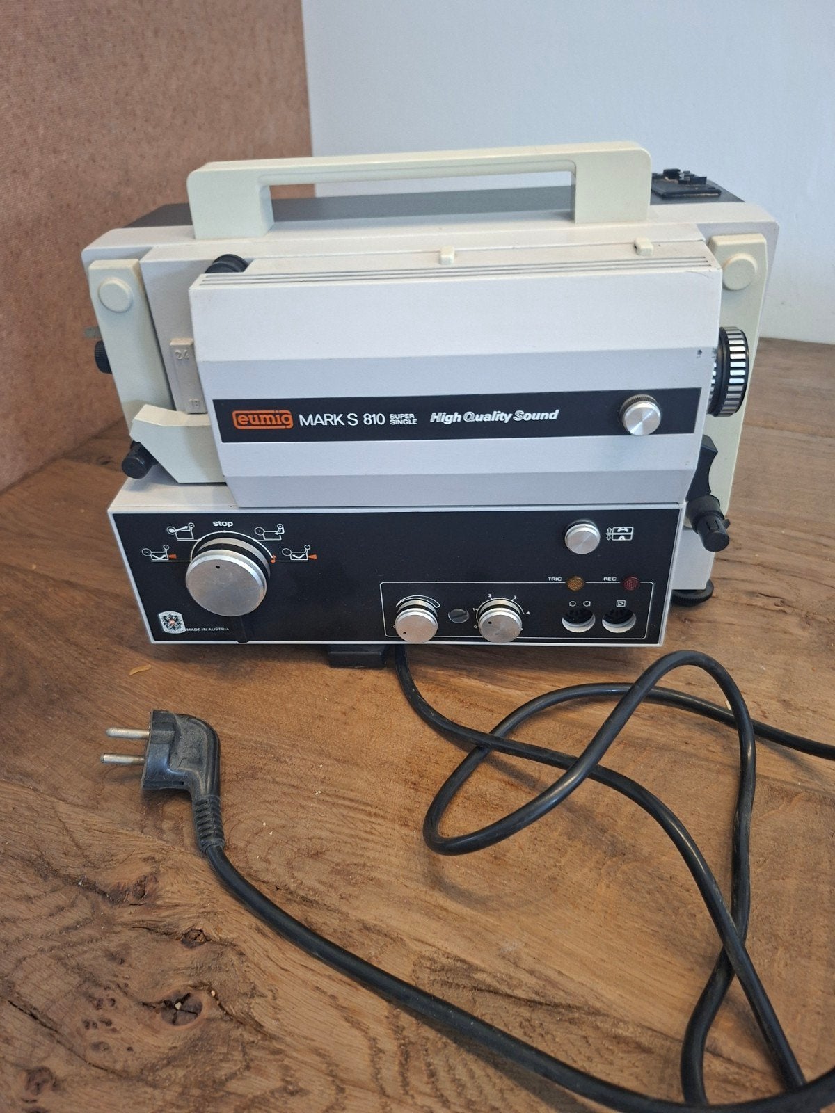 projektor s 810 film, Ophalen, 1960 tot 1980, Projector