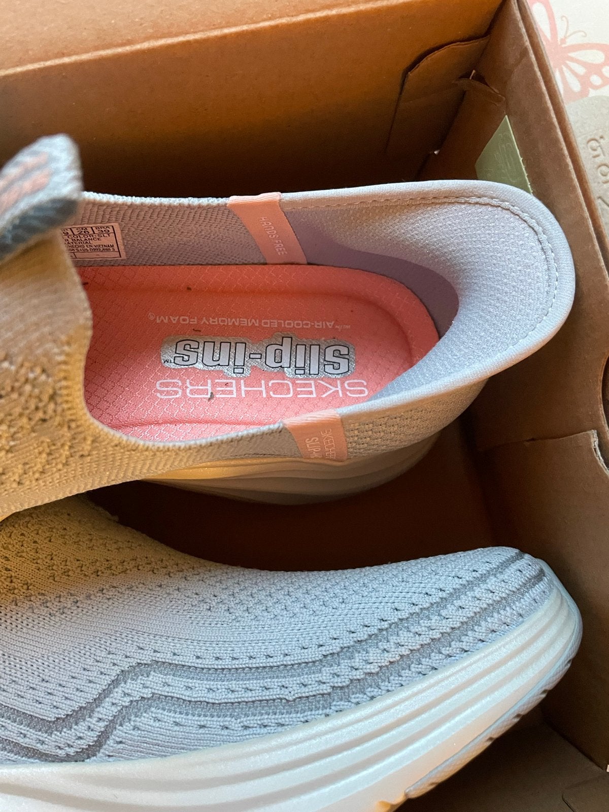 Skechers Hands Free Slip-ins - Nieuw in doos, Ophalen of Verzenden, Nieuw, Grijs, Sneakers of Gympen