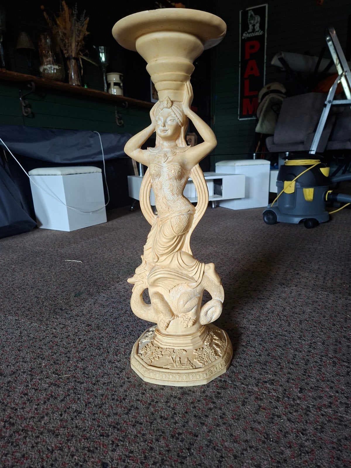 Decoratieve kandelaar met ivoor, Ophalen