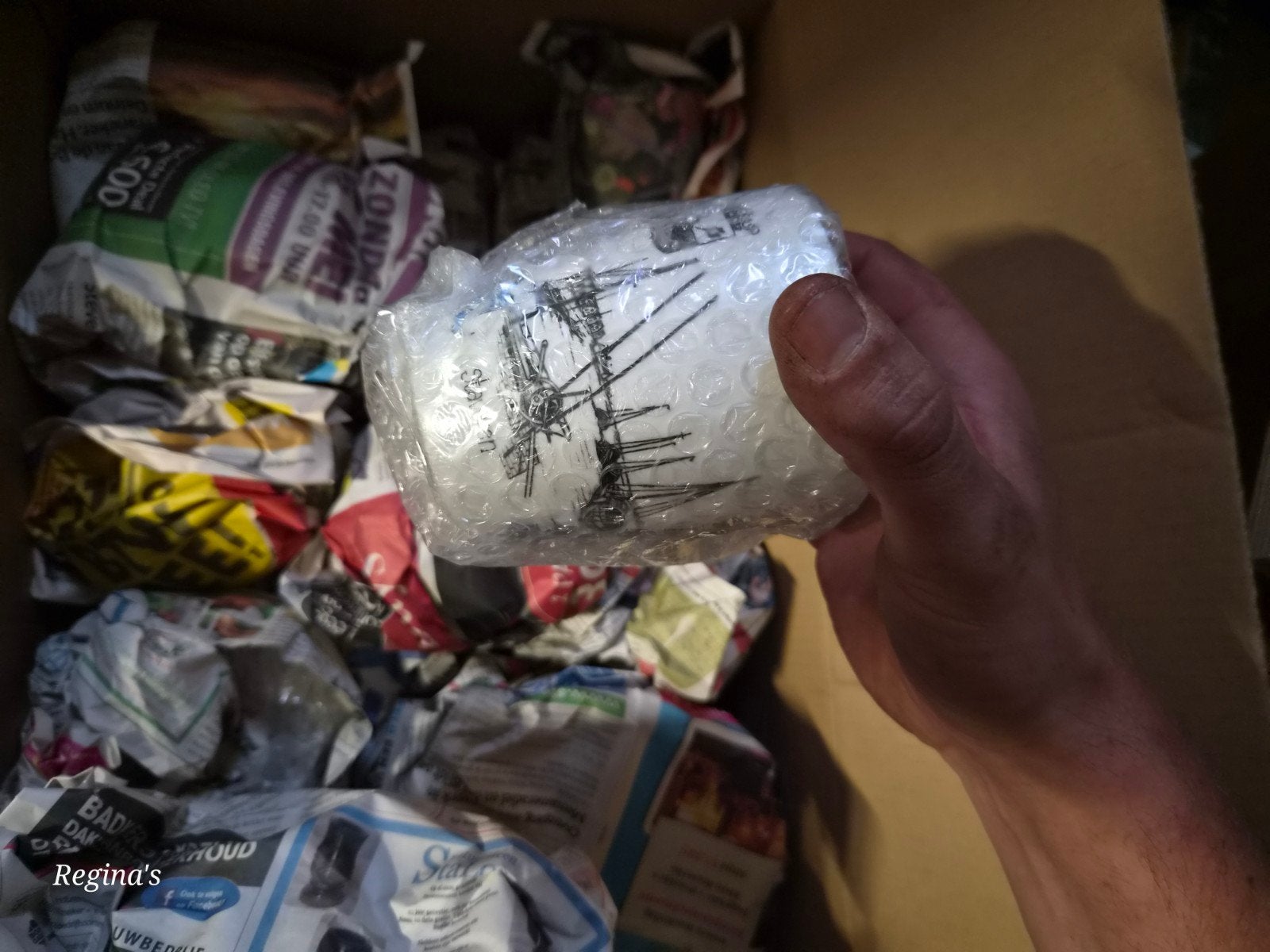 Elfstedentocht Servies, Ophalen