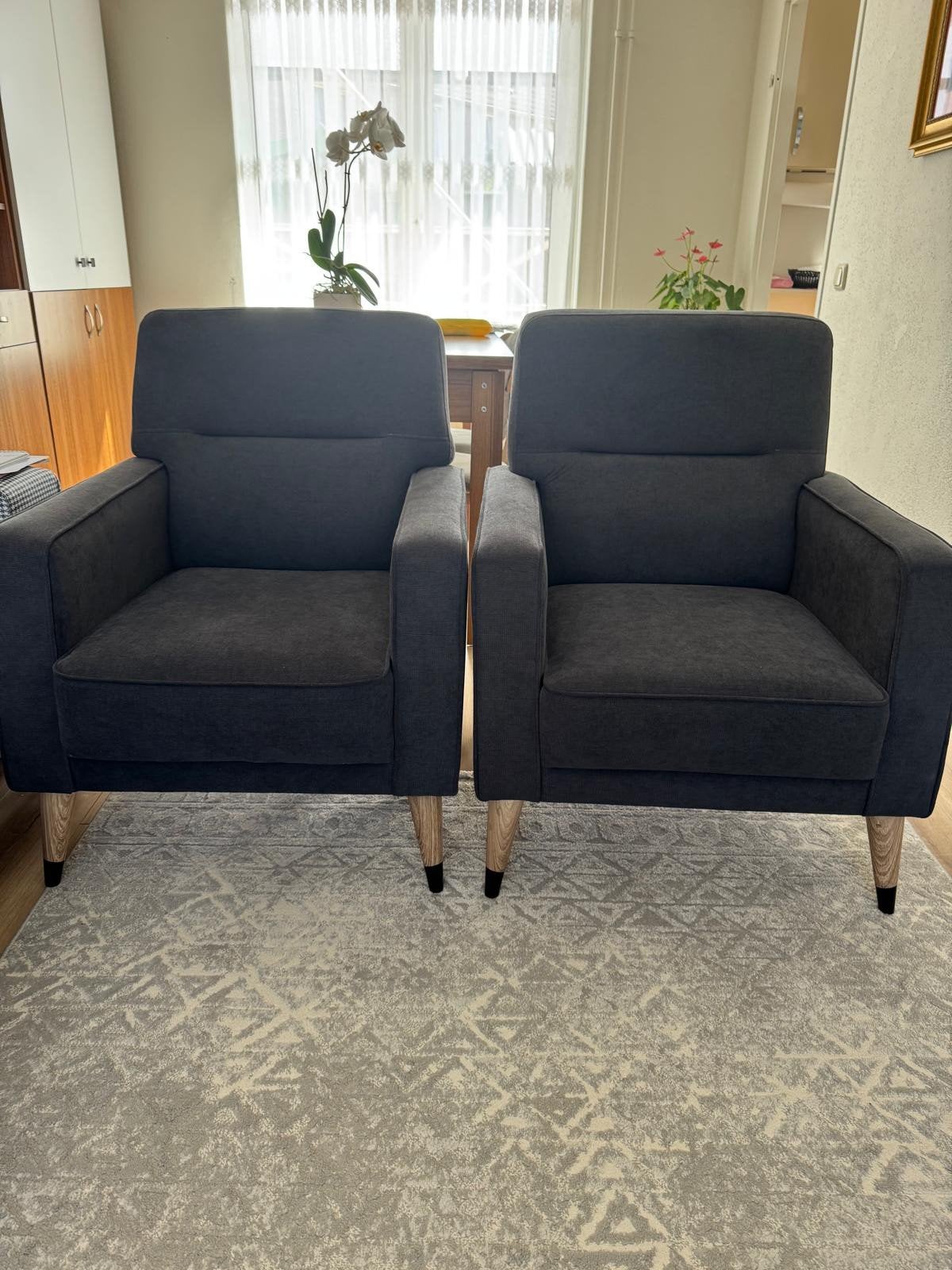 Adraciet Istikbal merk 2 uitstekende fauteuils, Ophalen, Minder dan 75 cm, Boho, Zo goed als nieuw