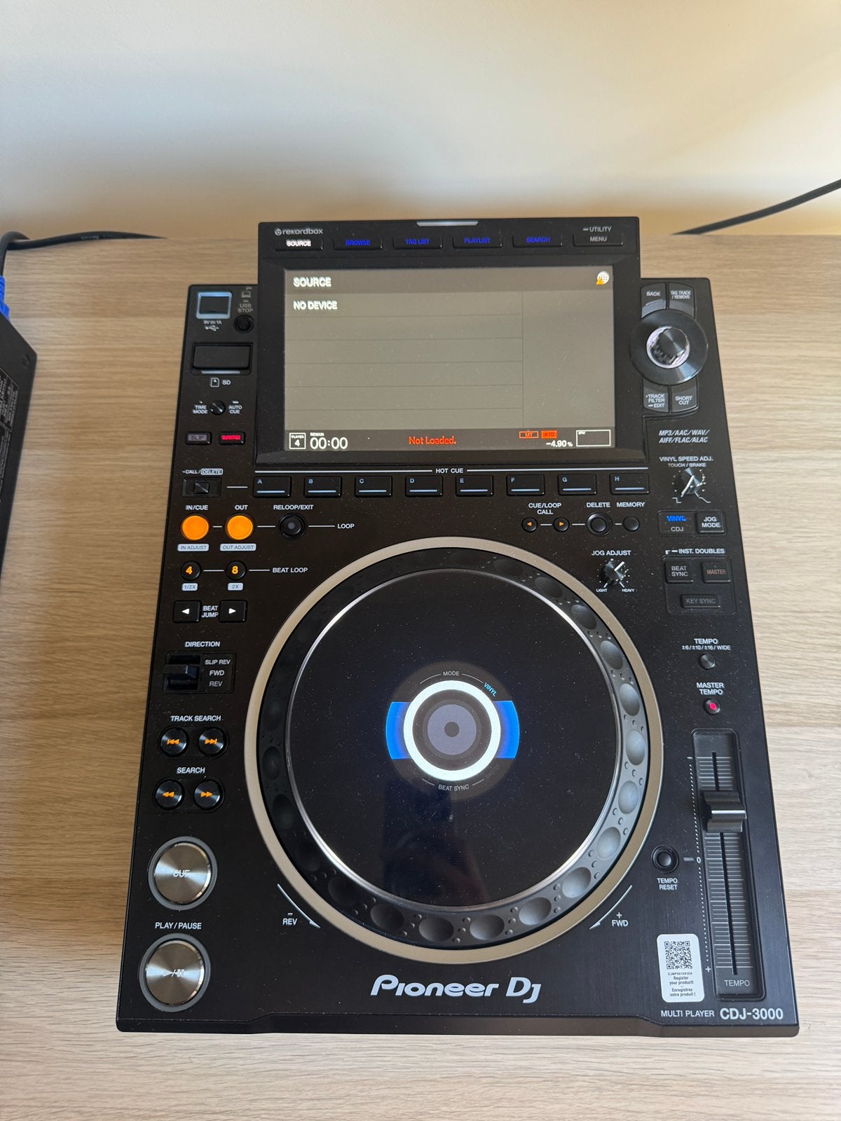 CDJ-3000 + DeckSaver stofkap, Muziek en Instrumenten, Ophalen, Zo goed als nieuw, Draaitafel, Pioneer