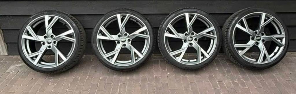 Set 19 inch velgen audi A3 all season zo goed als nieuw!, Auto-onderdelen, Banden en Velgen, Gebruikt, Banden en Velgen, 235 mm