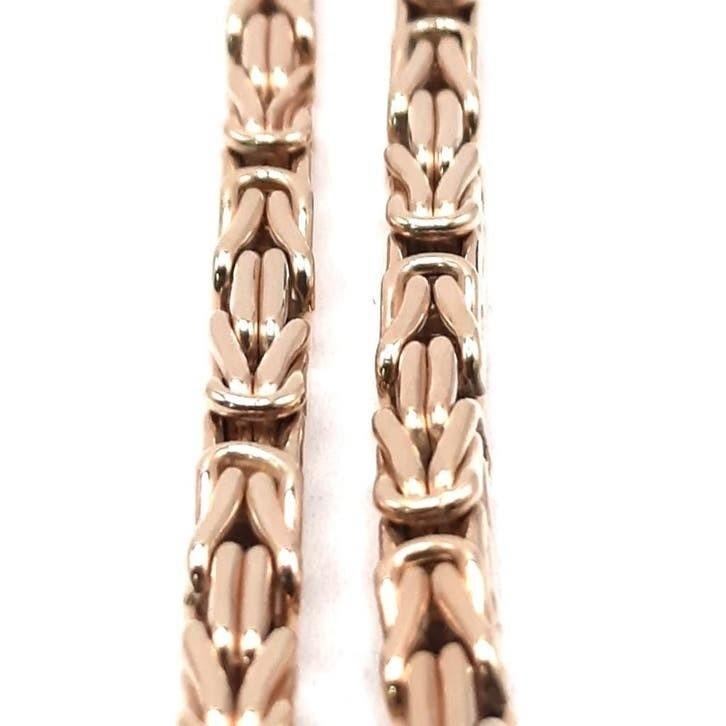 Gouden Koningsketting 14kt, Sieraden, Tassen en Uiterlijk, Kettingen, Www.bredajuwelier.nl, Nieuw, Ophalen of Verzenden, Www.bredajuwelier.nl