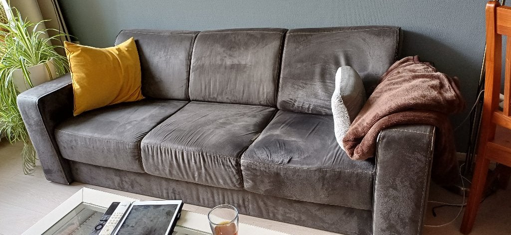 3-zits bank, Huis en Inrichting, Banken | Bankstellen, Ophalen, Gebruikt, Tweepersoons, 75 tot 100 cm