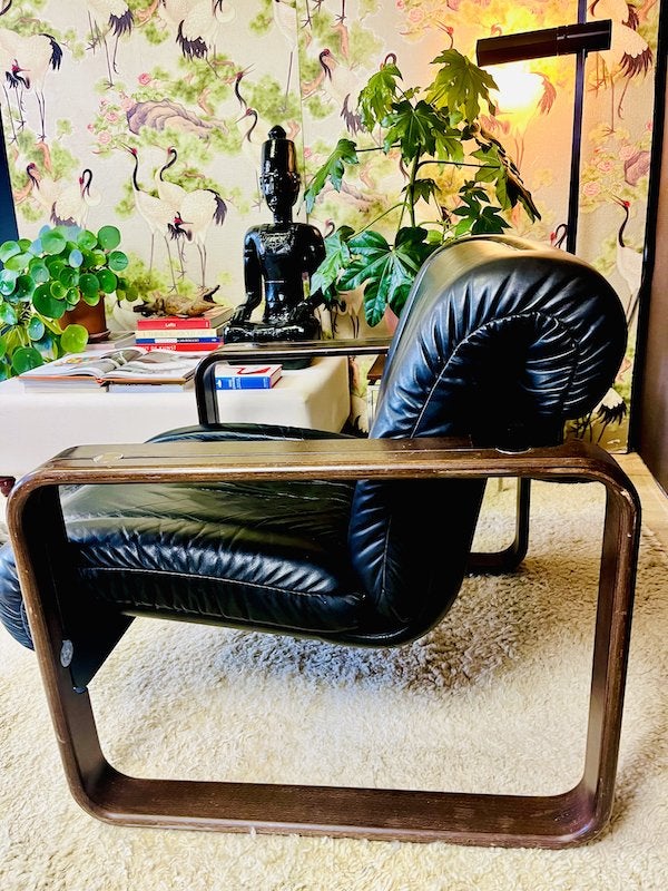 Design Fauteuil van Albert Stoll voor Giroflex, Stoll Giroflex AG, 75 tot 100 cm, Ophalen of Verzenden, Info-nl@flokk.com