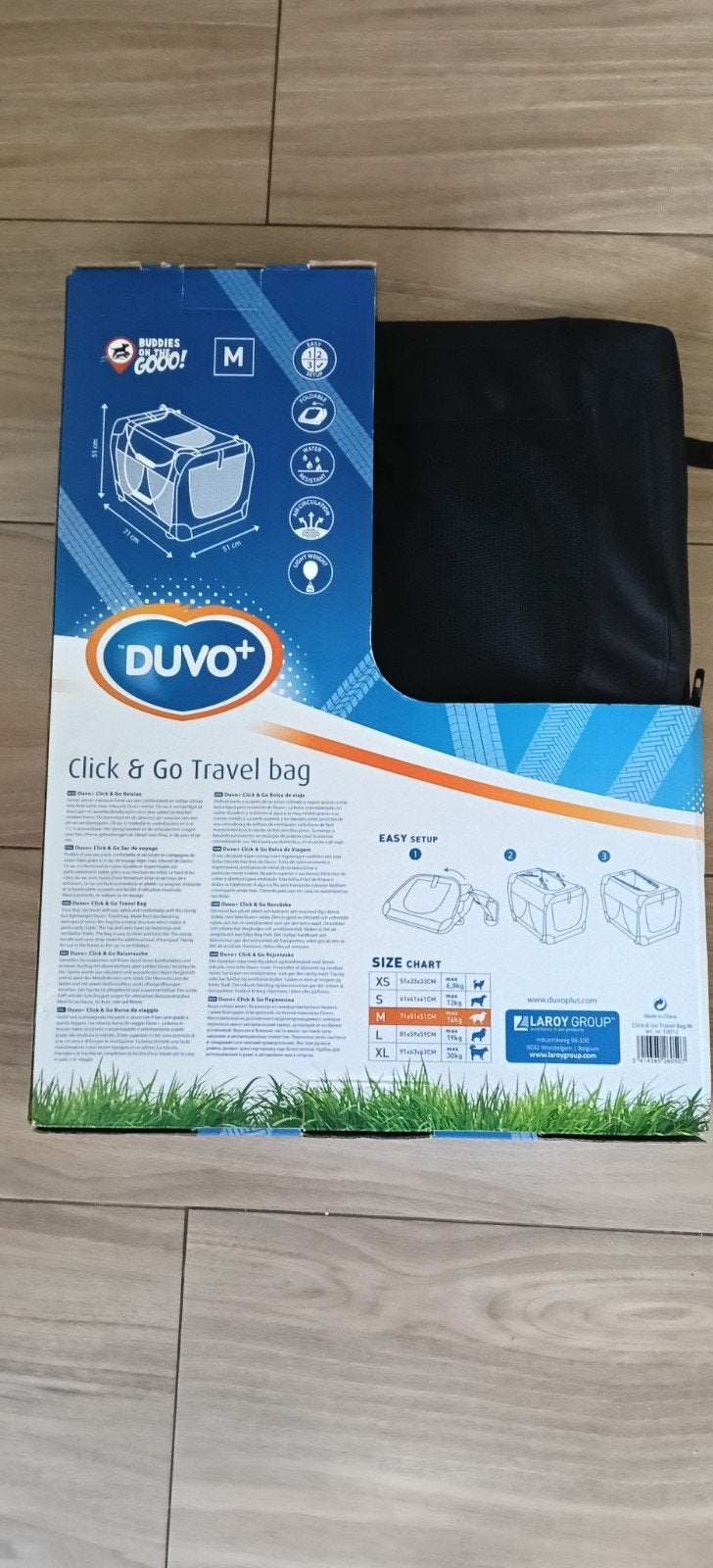 Duvo+ click & go travel bag, Ophalen