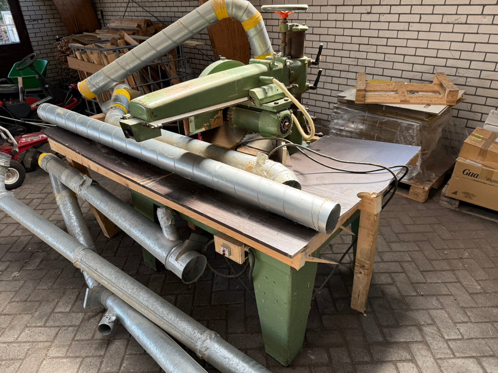 Verboom afkortzaag, Ophalen, Gebruikt, 70 mm of meer, Afkortzaag