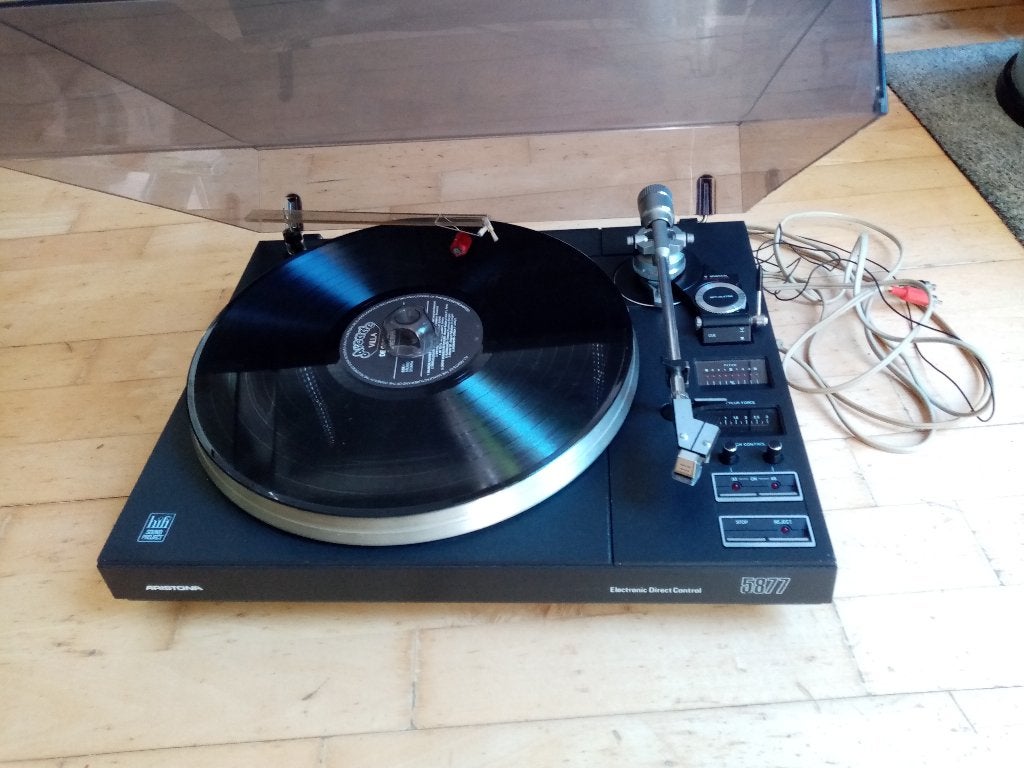 Aristona 5877 (Philips 877) direct control platenpeler GP400, Ophalen, Philips, Gebruikt, Pitch-regelaar