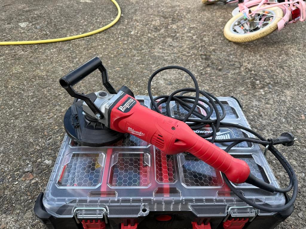 Milwaukee AGV 17-125 XC Haakse Slijper 1750W, Ophalen, Gebruikt, 1000 watt of meer, Haakse handslijpmachine