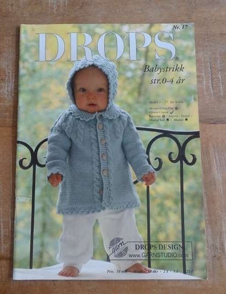 Drops Design baby nummer 17 baby breiboek haakboek, Verzenden, Zo goed als nieuw, Breien, Patroon of Boek