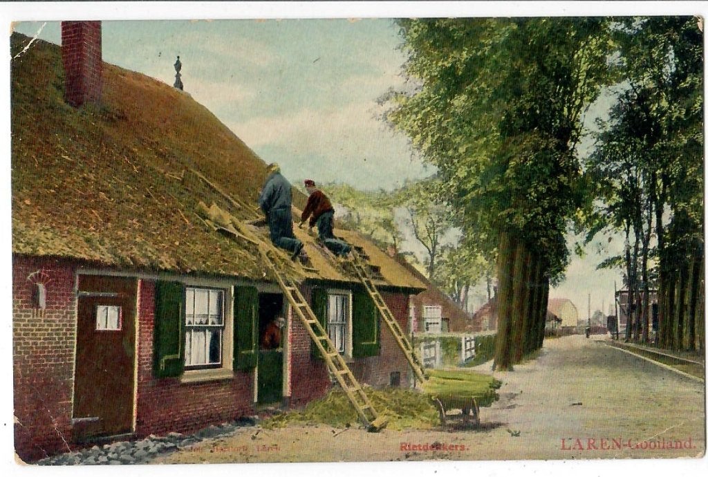 Laren - Rietdekkers, Verzenden, Voor 1920, Gelopen, Noord-Holland