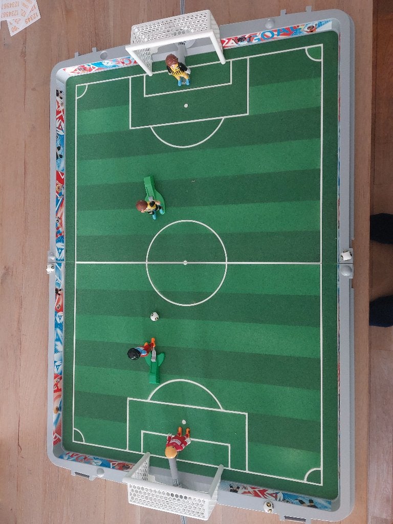 playmobil meeneem voetbalstadion 6857, Gebruikt, Complete set, Overige typen, Ophalen of Verzenden
