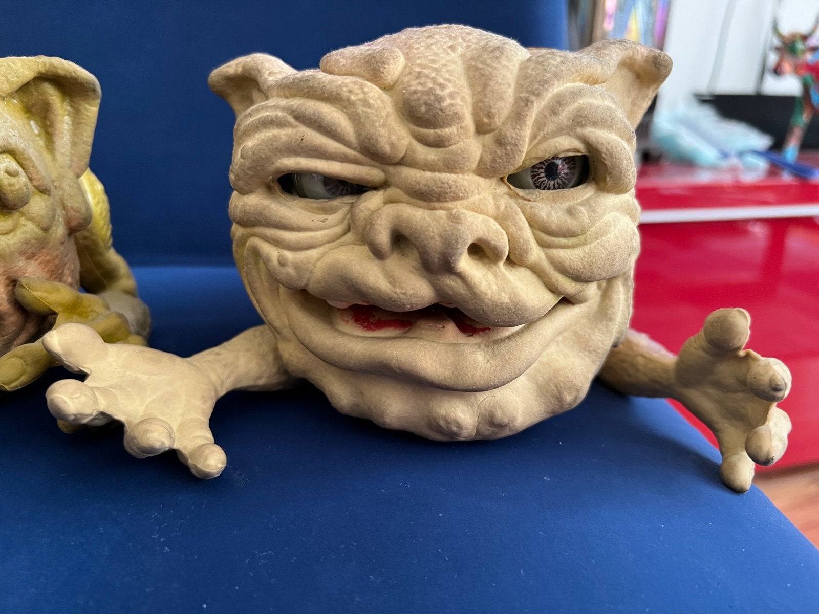 Boglins Plunk en Flurp - Vintage Handpoppen, Kinderen en Baby's, Ophalen, Gebruikt