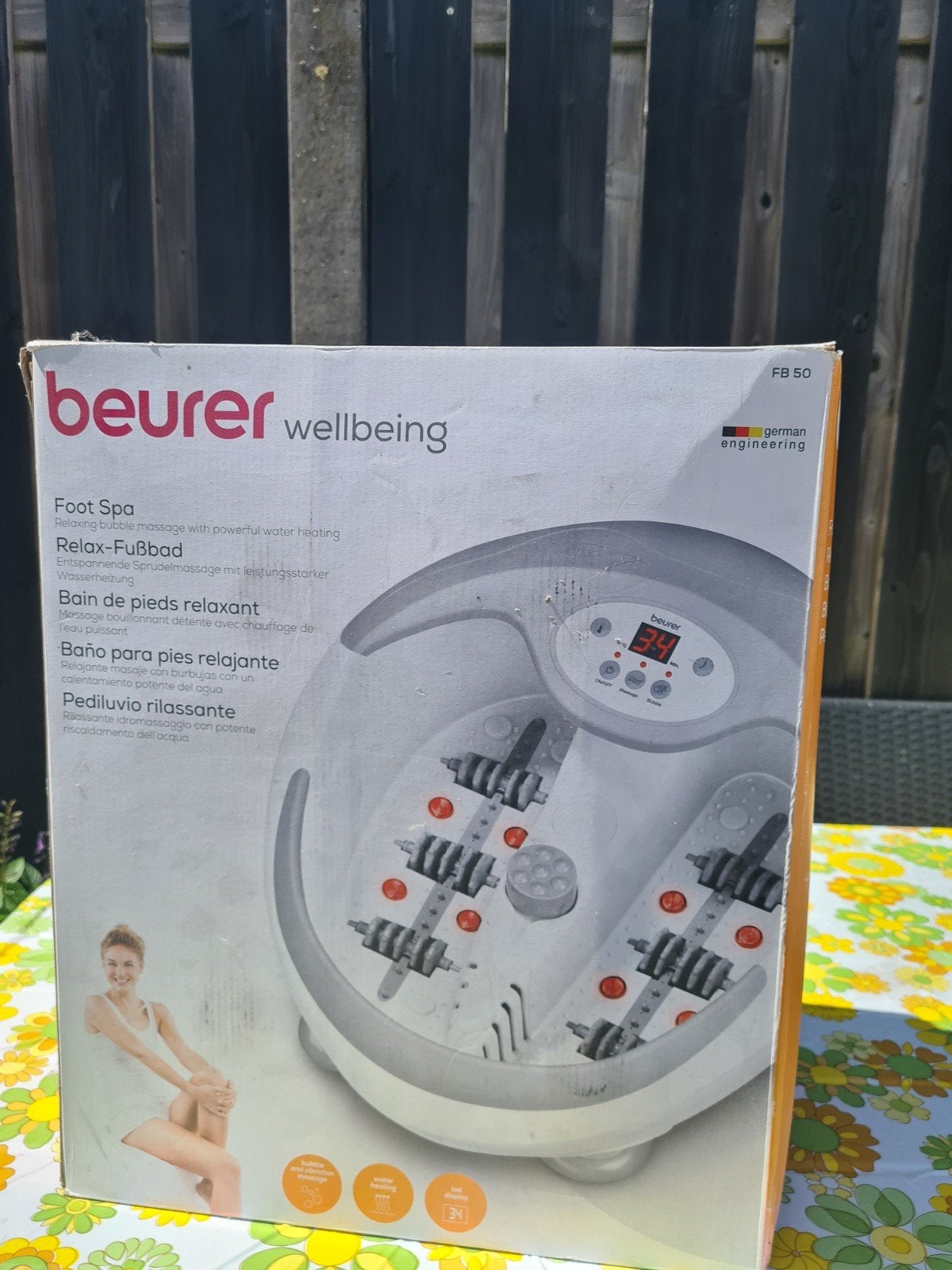 Beurer Wellbeing FB 50 Voetenbad met Massage en Verwarming, Ophalen of Verzenden, Nieuw, Hand- en Voetverzorging