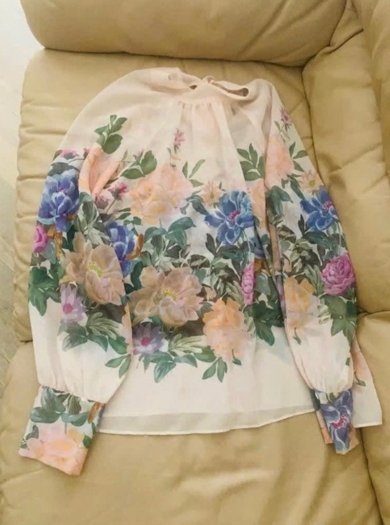 NEW Zara Floral Blouse - Size XS (Fits like M!), Kleding | Dames, Zara, Ophalen, Nieuw, Maat 34 (XS) of kleiner