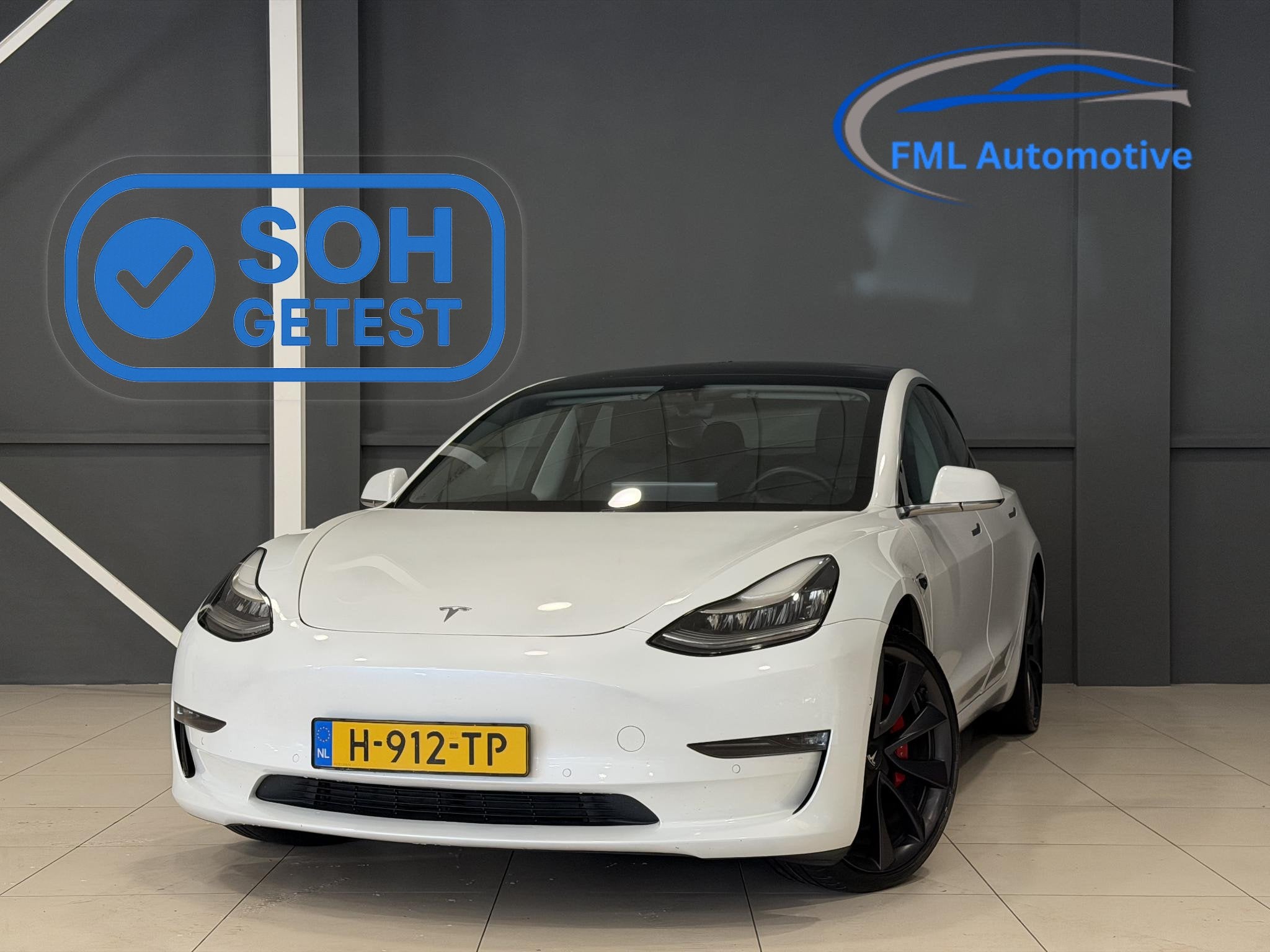 Tesla Model 3 Performance AWD 75 kWh | 87,4% SOH | Performan, Auto's, Automaat, Stof, 547 km, 462 pk