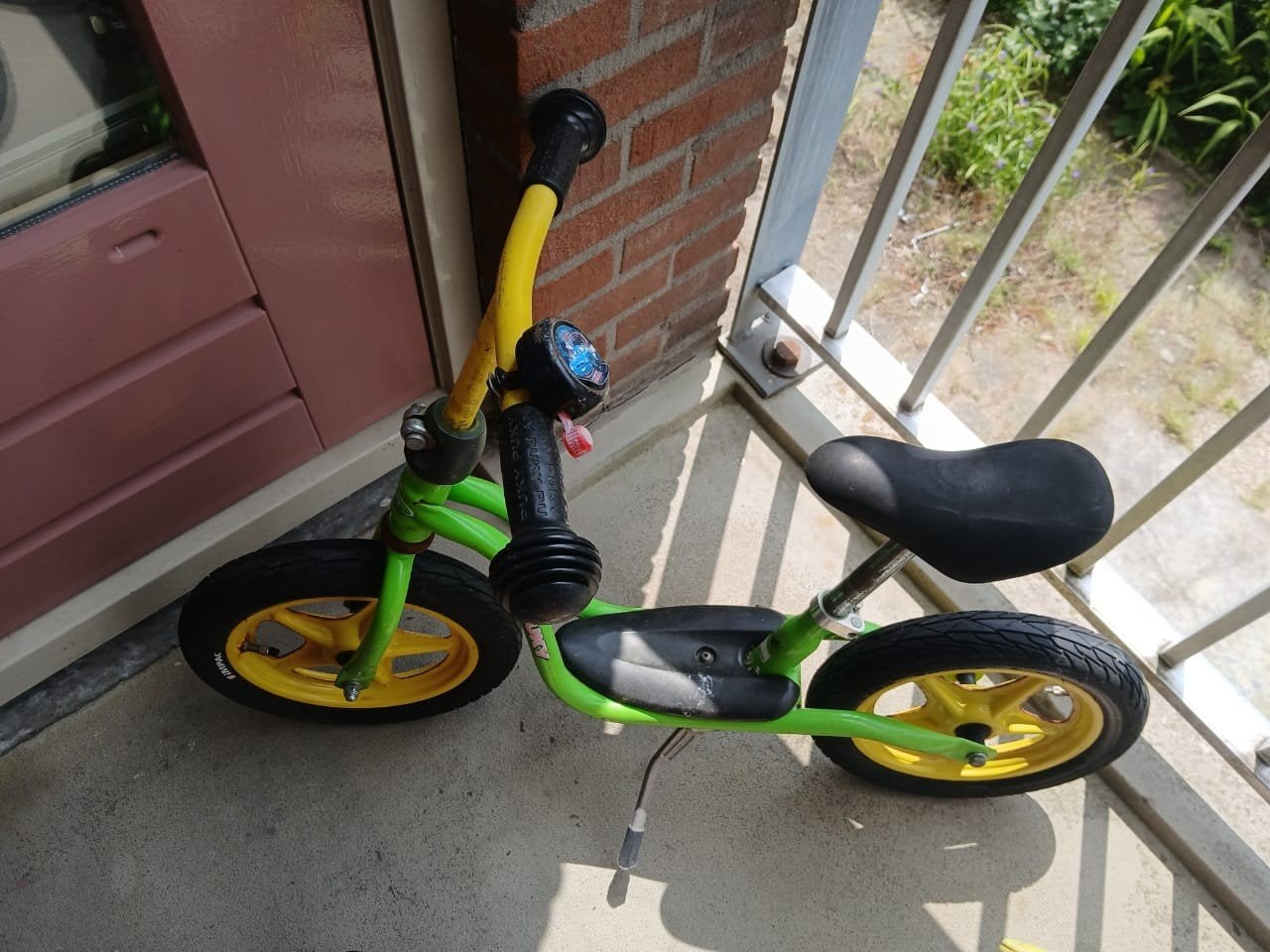 Kinder fiets, Ophalen
