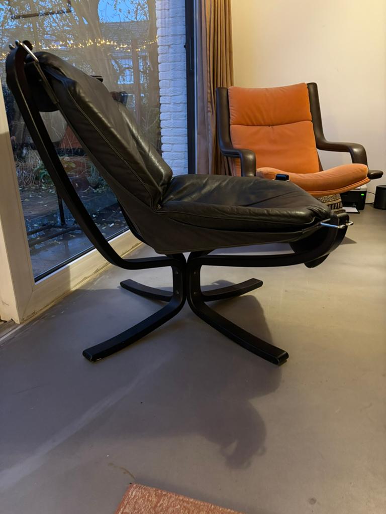 Vintage lounge fauteuil, Sigurd Ressel voor Vatne Mobler, Ophalen, Vintage, Zo goed als nieuw, 50 tot 75 cm