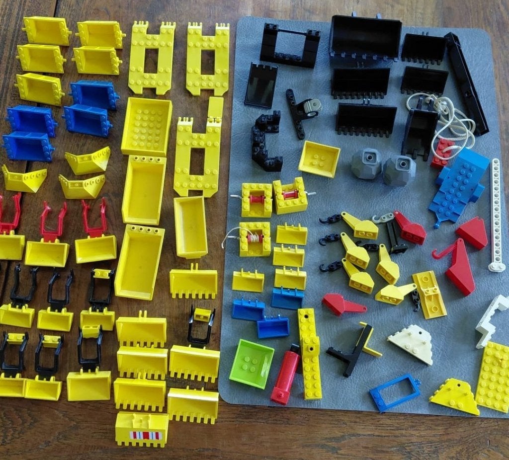 Lego tractor graafmachine onderdelen en meer, City, Lego, Accessoire, Ophalen of Verzenden