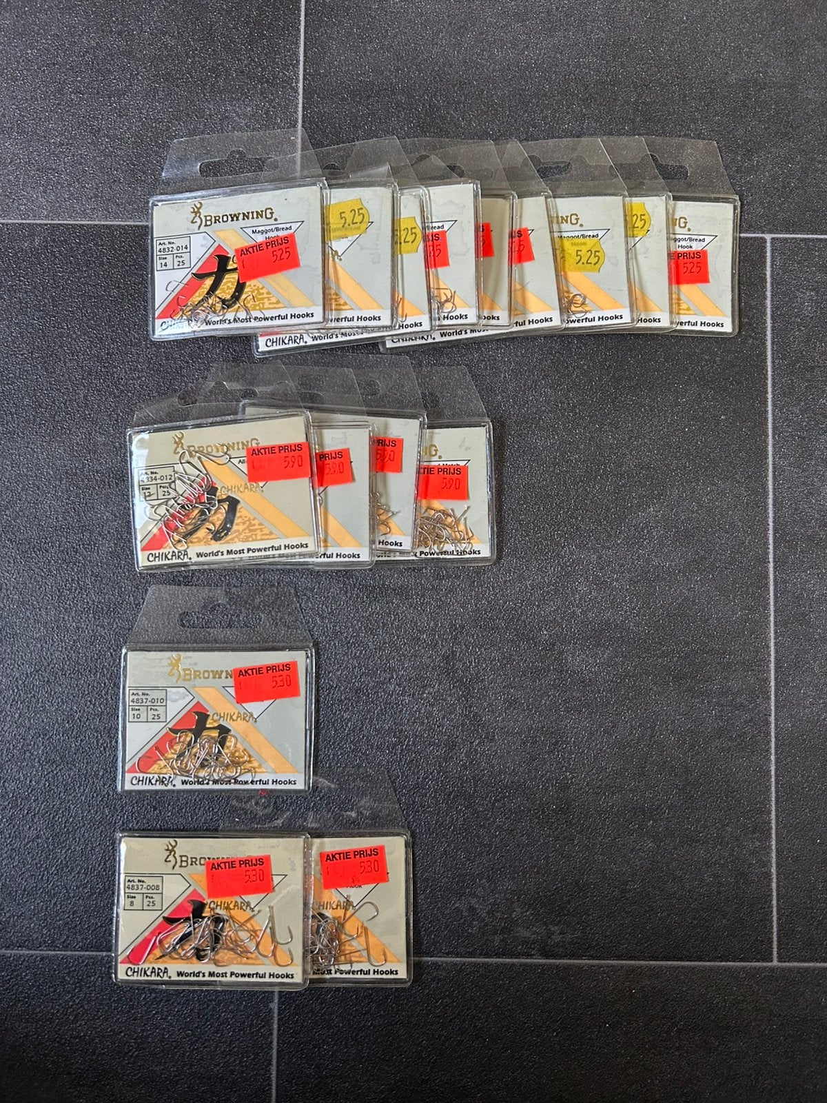Browning Chikara Vishaakjes - Diverse Maten, Watersport en Boten, Ophalen of Verzenden, Nieuw, Haak