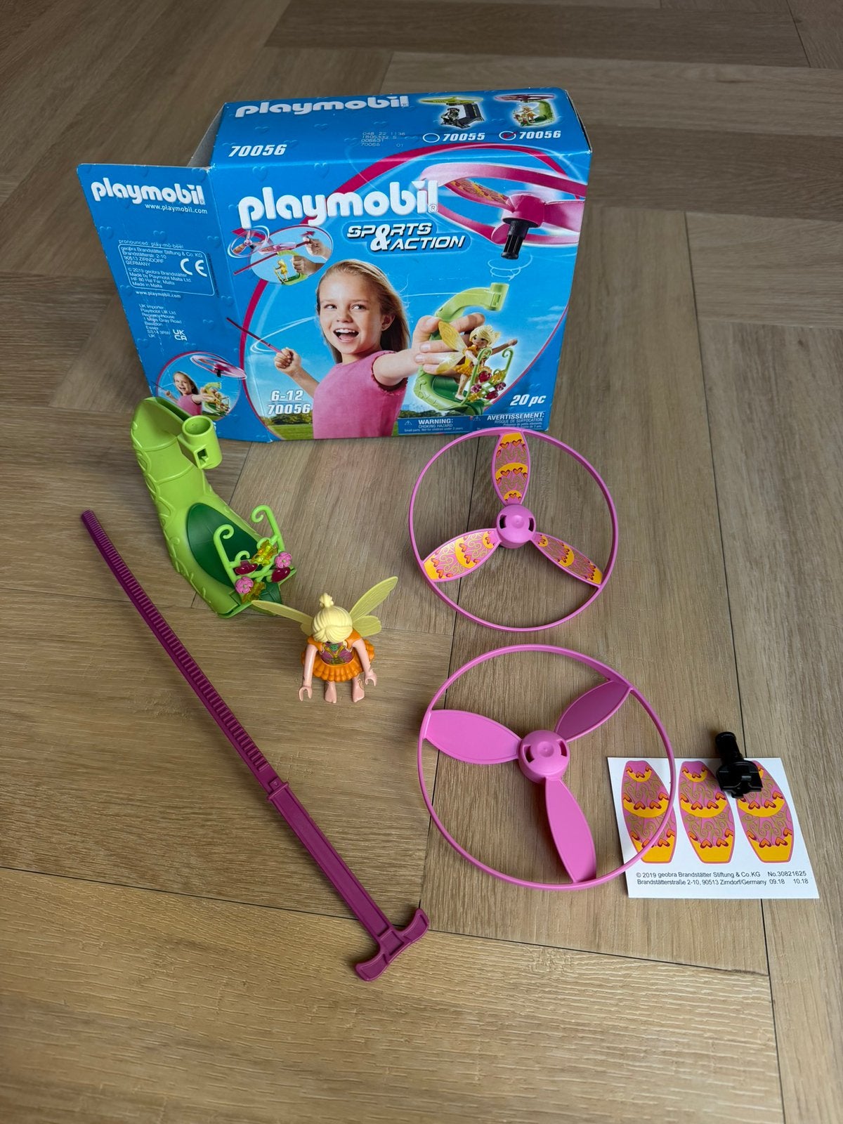 Playmobil, Sport&Action serie, feeën-figuur, 70856, Complete set, Ophalen of Verzenden, Zo goed als nieuw, Sports & action