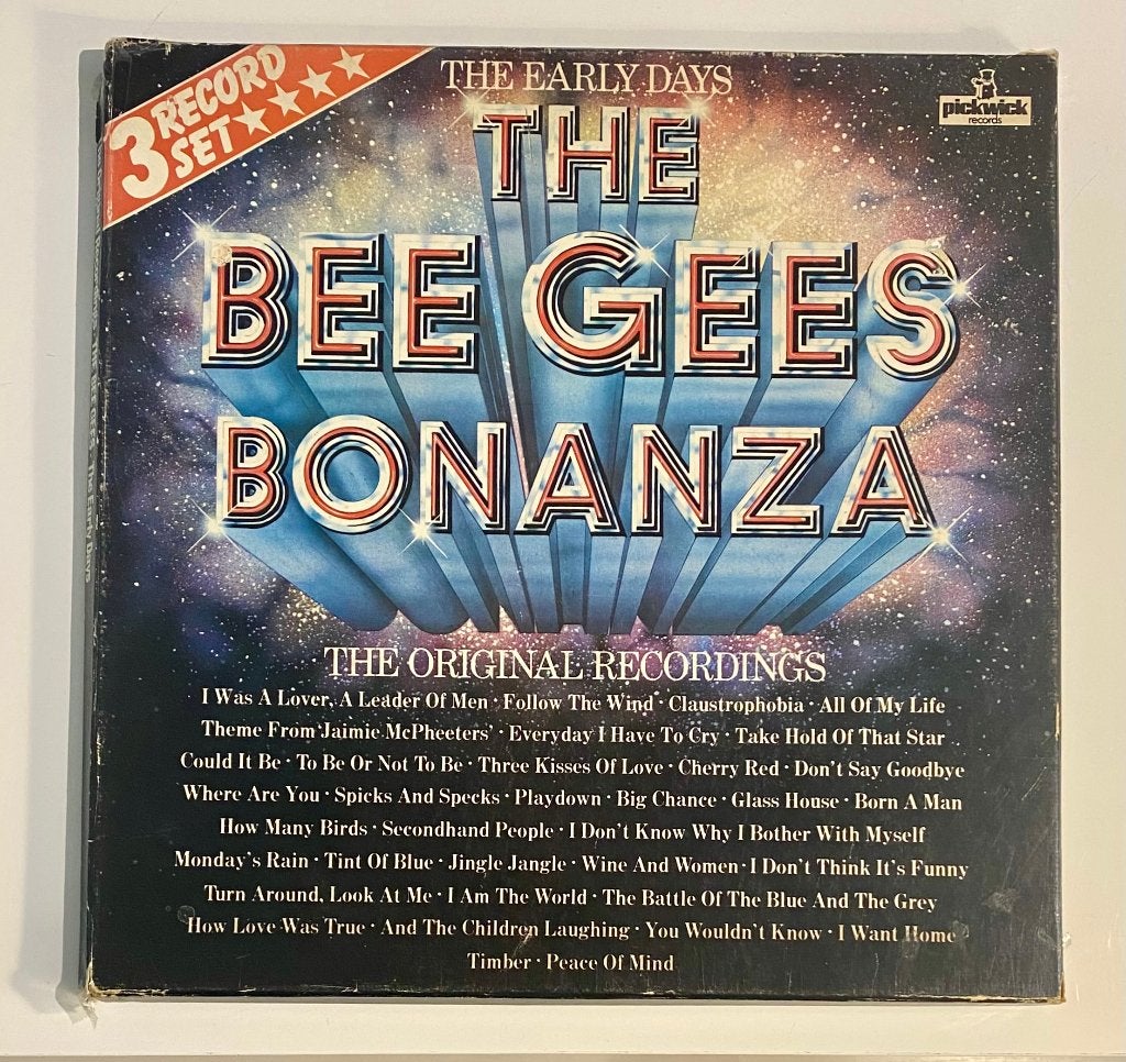 Bee Gees – Bonanza: The Early Days 3LP Box  1978 UK – NM/VG+, Boxset, Pop, Ophalen of Verzenden, 12 inch