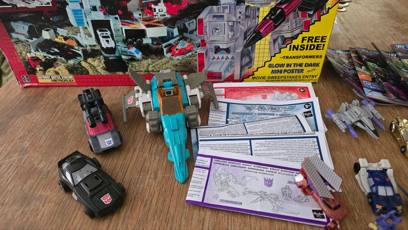 Transformers G1 Metroplex Sizzle Mini-cons etc, G1, Ophalen, Gebruikt