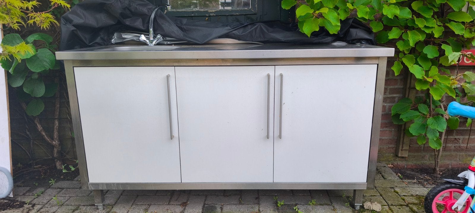 Trespa Horeca Keukenblok - Ideaal als Buitenkeuken, Tuin en Terras, Ophalen