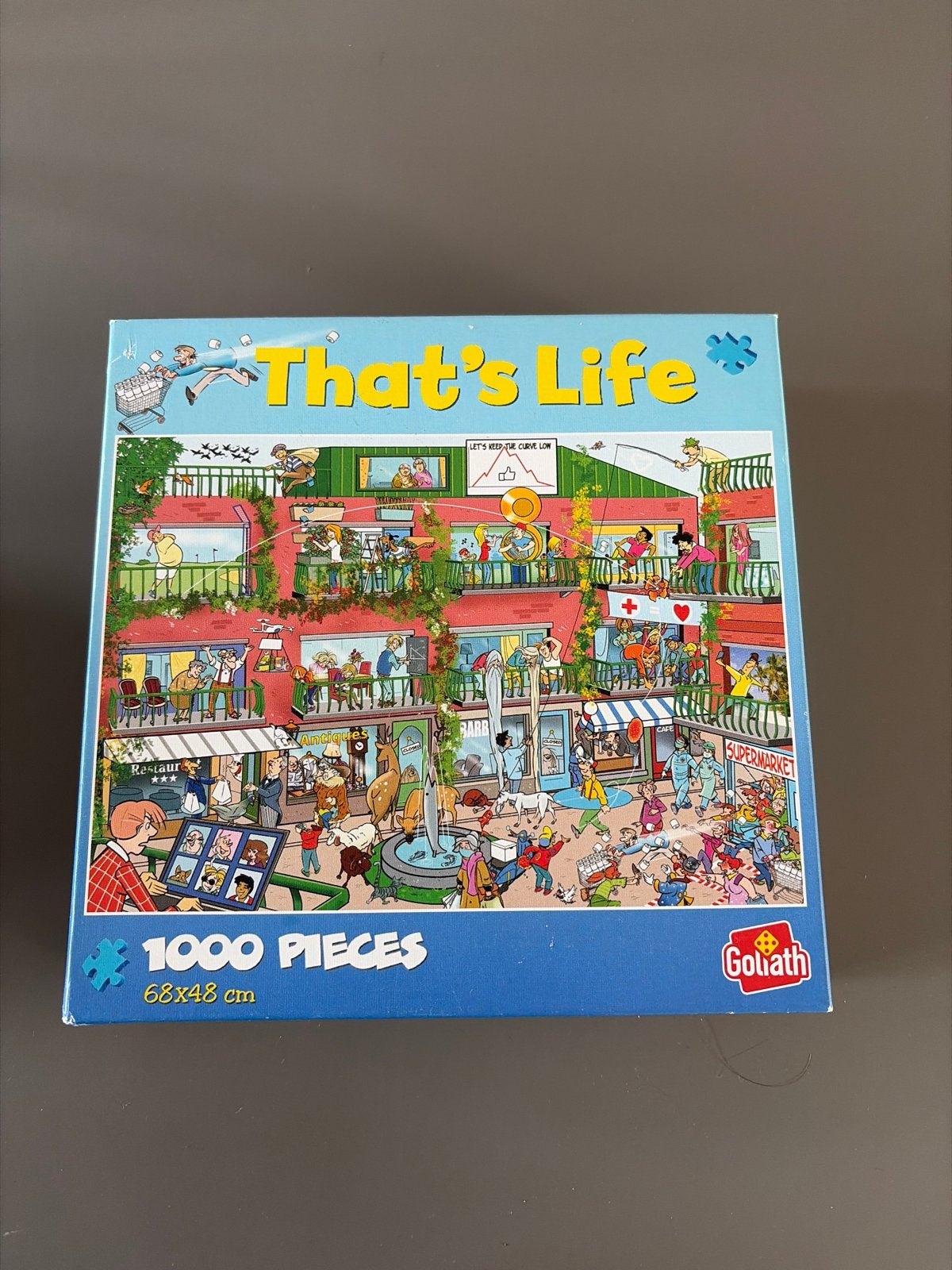 That's Life legpuzzel 1000 stukjes Goliath, Ophalen of Verzenden, 500 t/m 1500 stukjes, Zo goed als nieuw, Legpuzzel