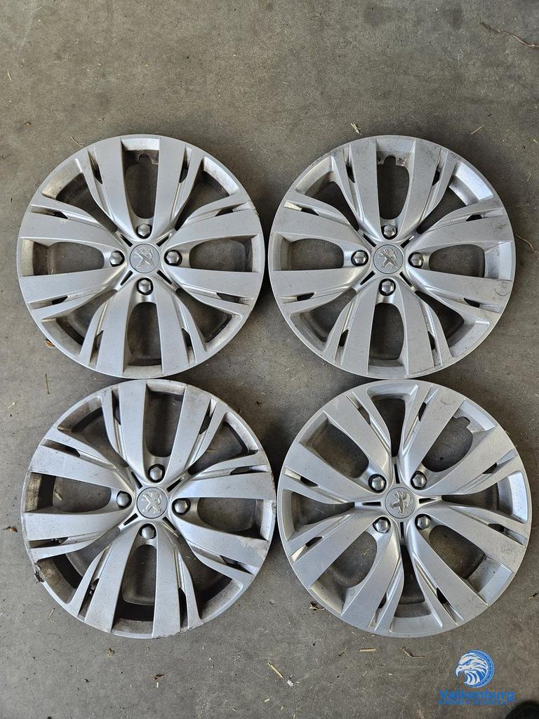 ORIGINELE Peugeot wieldoppen 15 inch, Gebruikt, -, Verzenden, -
