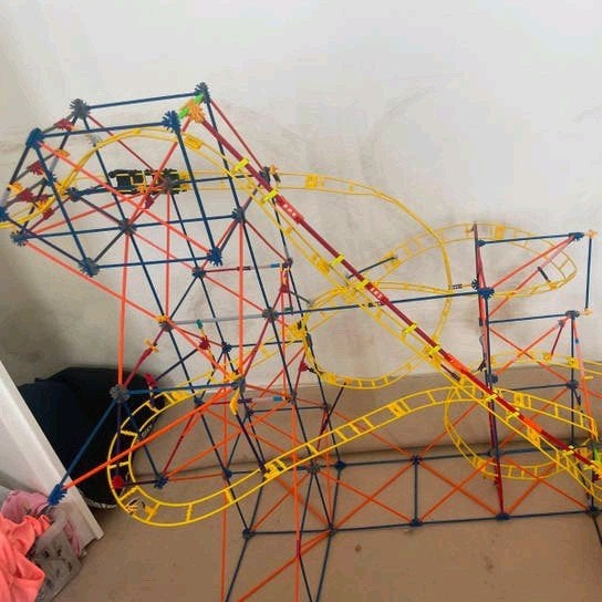K'nex Hyperspeed Hangtime Achtbaan, Ophalen of Verzenden, Gebruikt, K'nex