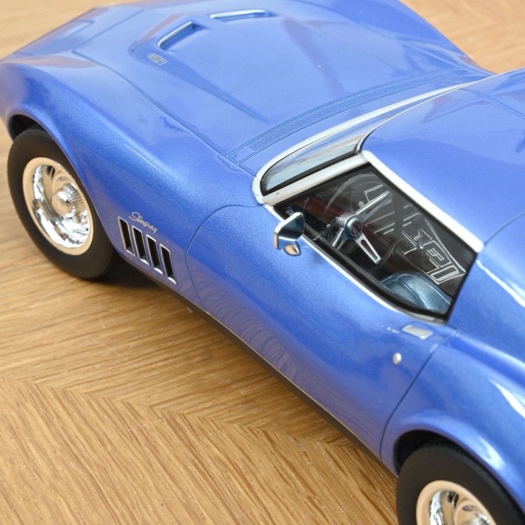 Chevrolet Corvette Coupe '69 Le Mans Blauw 1/18 NOREV 189034, Verzenden, Nieuw, Auto, Norev