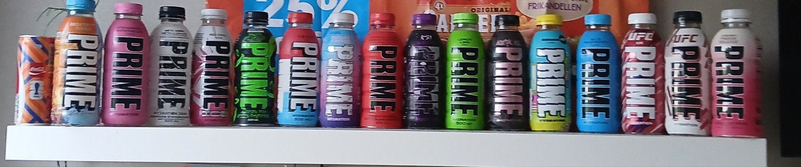 Prime Hydration flessen - Lege verzameling, Verzenden