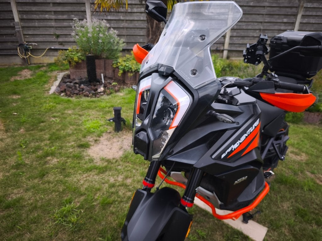 KTM 1290 Super Adventure S nieuw model, Motoren, 2 cilinders, Occasion, Handvatverwarming, Motorrijbewijs A