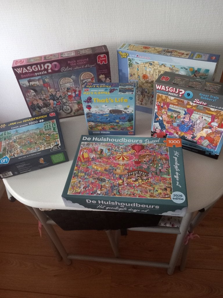 Diverse Puzzels, Ophalen, 500 t/m 1500 stukjes, Zo goed als nieuw, Legpuzzel