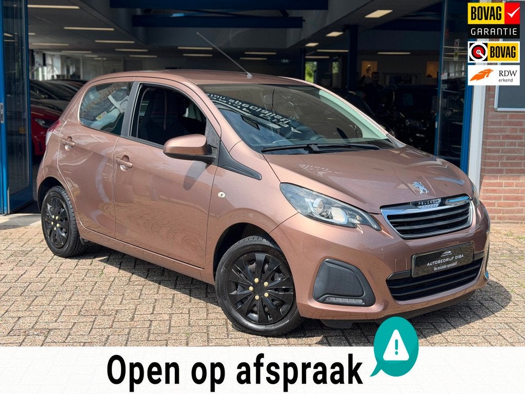 Peugeot 108 1.0 e-VTi Active 2015 5drs AIRCO NAP!, Auto's, Peugeot, Voorwielaandrijving, Euro 5, Stof, Gebruikt