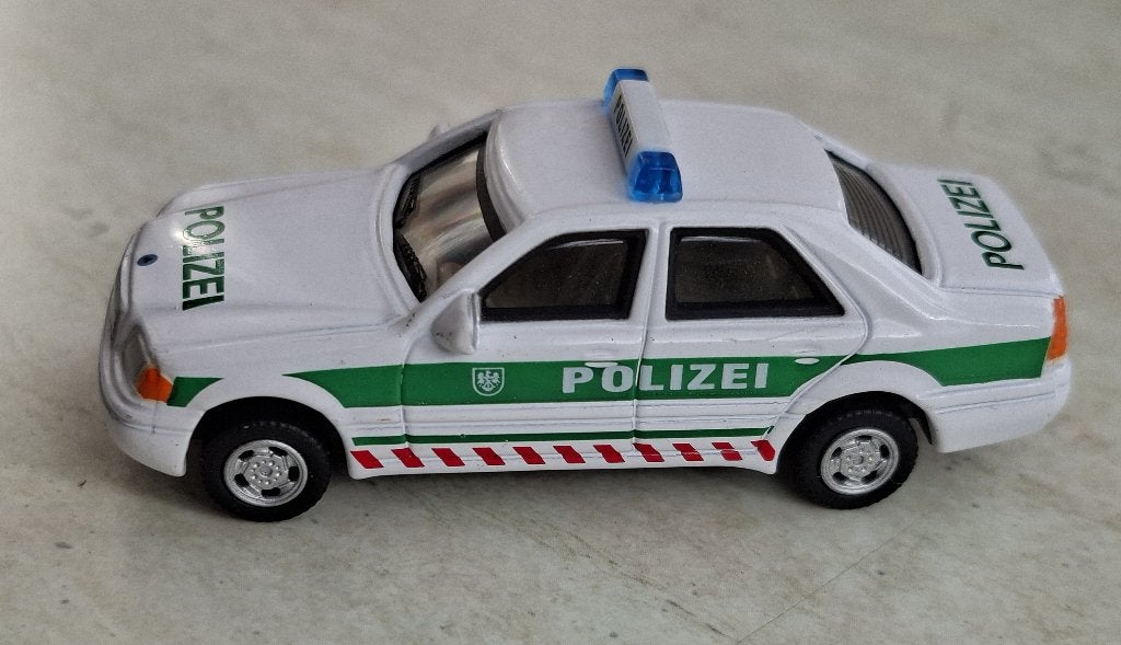 Mercedes Benz C Class van Cararama Hongwell  1/64 Polizei, Ophalen of Verzenden, Nieuw, Auto