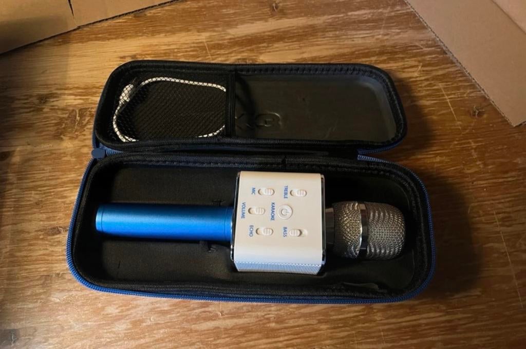 K3 Karaoke Microfoon met Opbergcase - Zo goed als nieuw, Verzenden, Zo goed als nieuw, Microfoon(s)