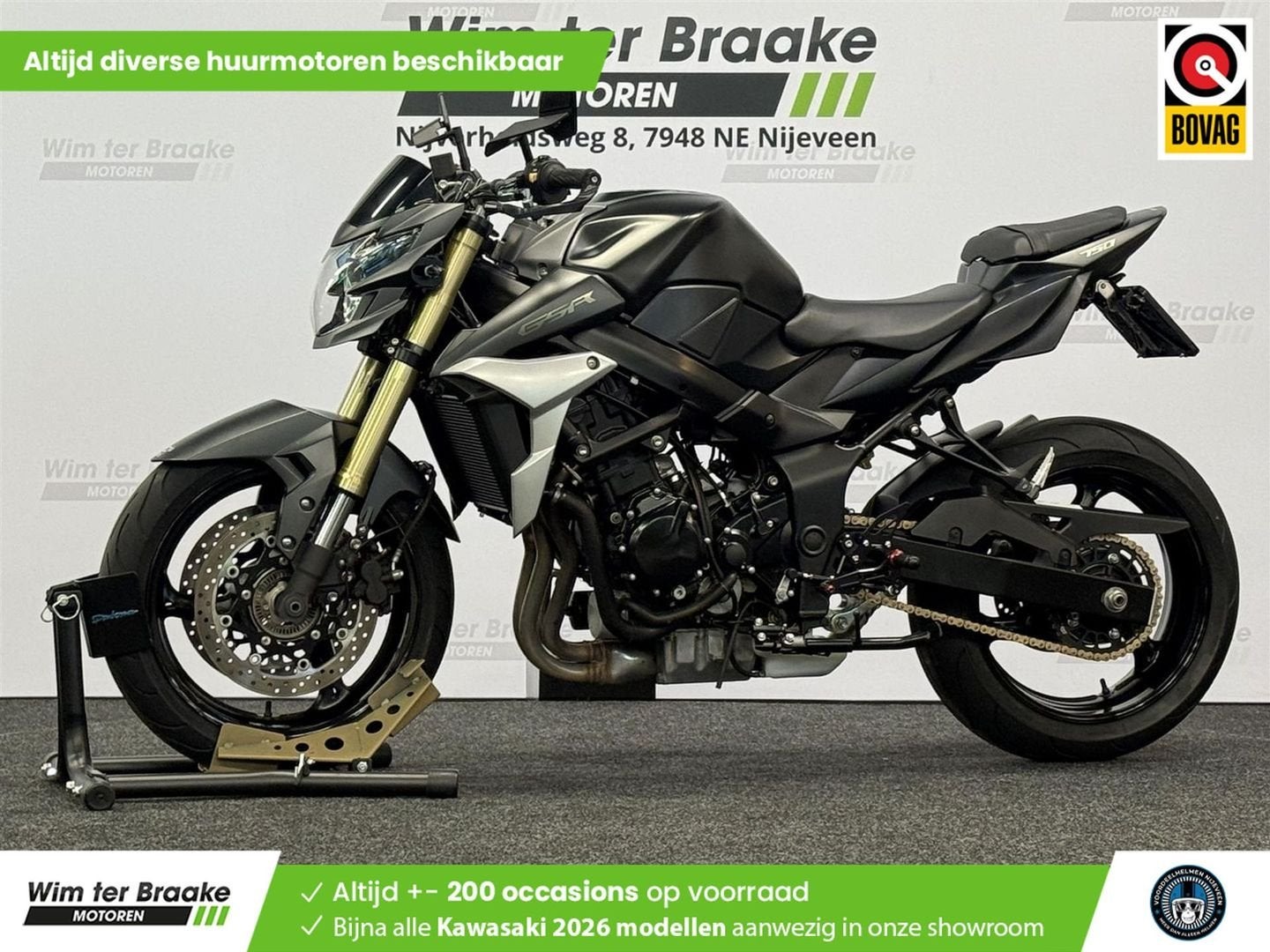 Suzuki GSR 750 ABS (bj 2015) 25,553 km, Motoren, Motoren | Suzuki, SUZUKI, 4 cilinders, Bedrijf, Onbekend