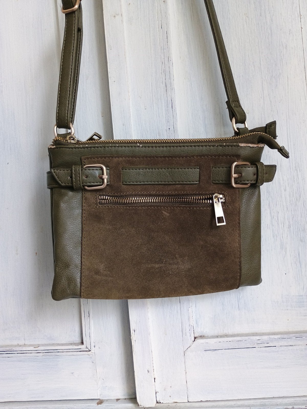 groen tasje slingbag, Sieraden, Tassen en Uiterlijk, Tassen | Damestassen, Ophalen of Verzenden