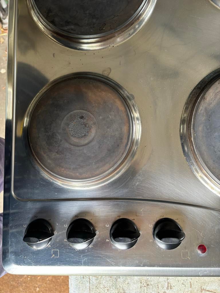Whirlpool elektrische kookplaat 58x51cm - 9 mnd gebruikt, Ophalen, 4 kookzones, Zo goed als nieuw, Inbouw
