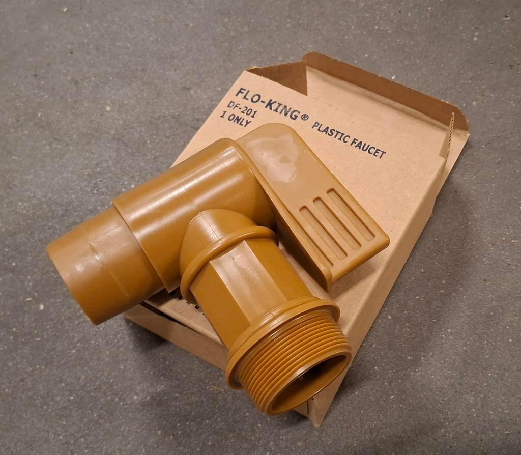 industriële aftapkraan tbv olievat, Ophalen, Pvc, Overige typen, Nieuw