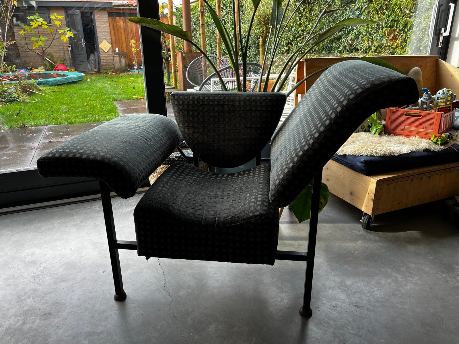 Design Fauteuil 'Groeten uit Holland' - Rob Eckhardt, Huis en Inrichting, Ophalen, Gebruikt, Stof, 75 tot 100 cm