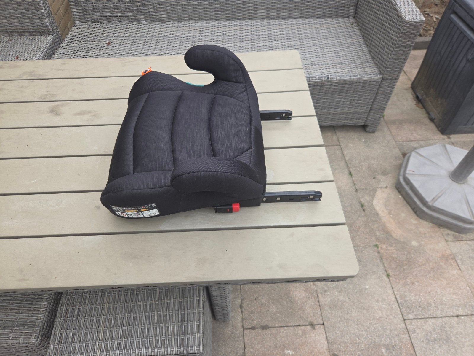 Baby Miki autostoelverhoger met Isofix, 15 t/m 36 kg, Zo goed als nieuw, Isofix, Ophalen
