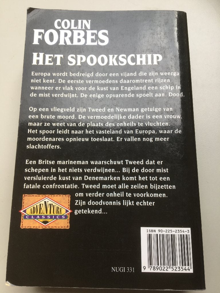 COLIN FORBES  HET SPOOKSCHIP, Ophalen of Verzenden, Gelezen, Colin Forbes