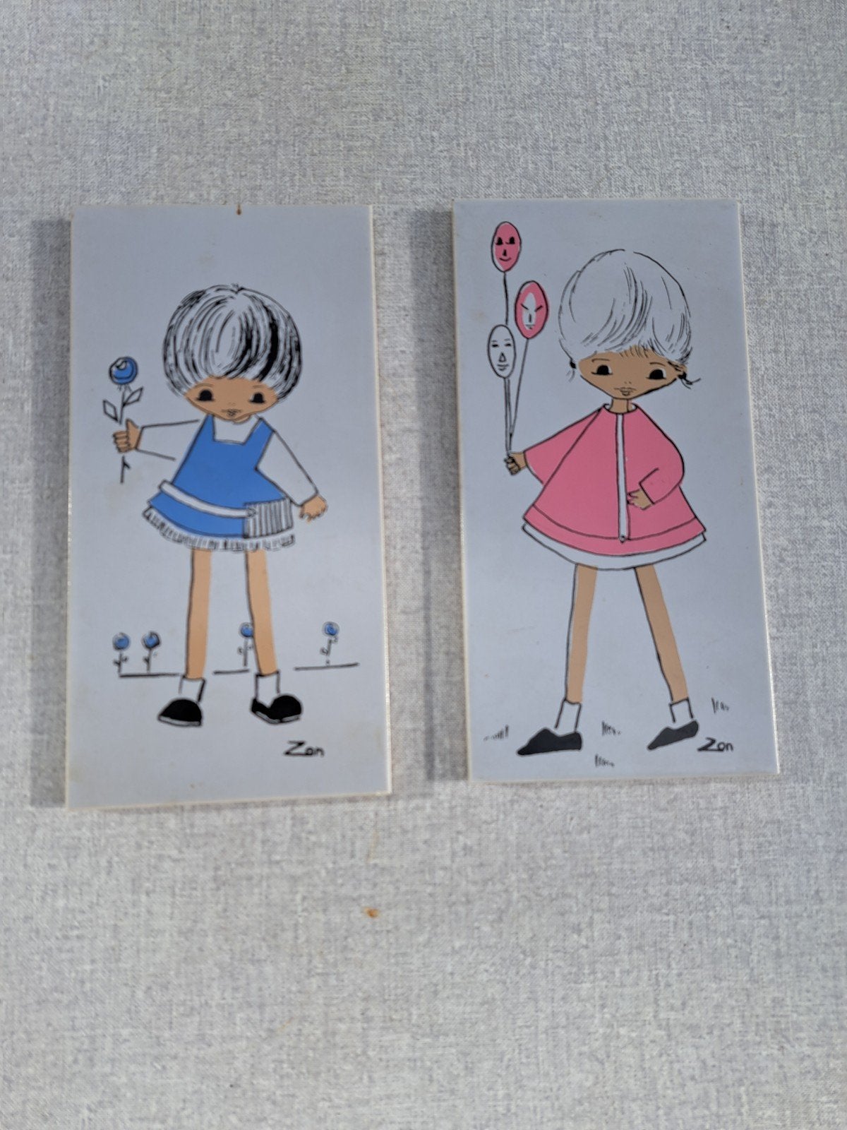 vintage wandtegels jaren 60, Antiek en Kunst, Ophalen of Verzenden