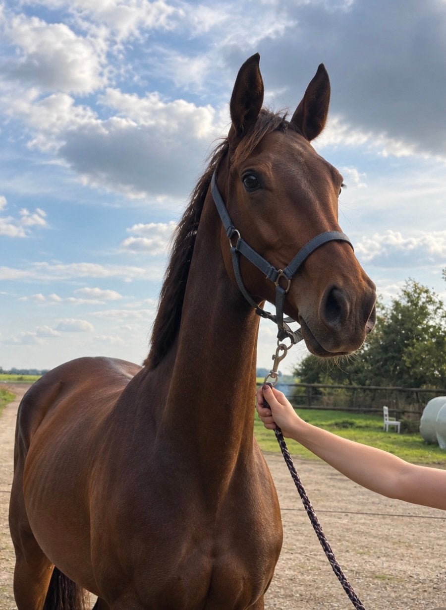 2,5 jarige allround/springpaard v Emir R, Dieren en Toebehoren, Merrie, Springpaard, Met stamboom, 3 tot 6 jaar