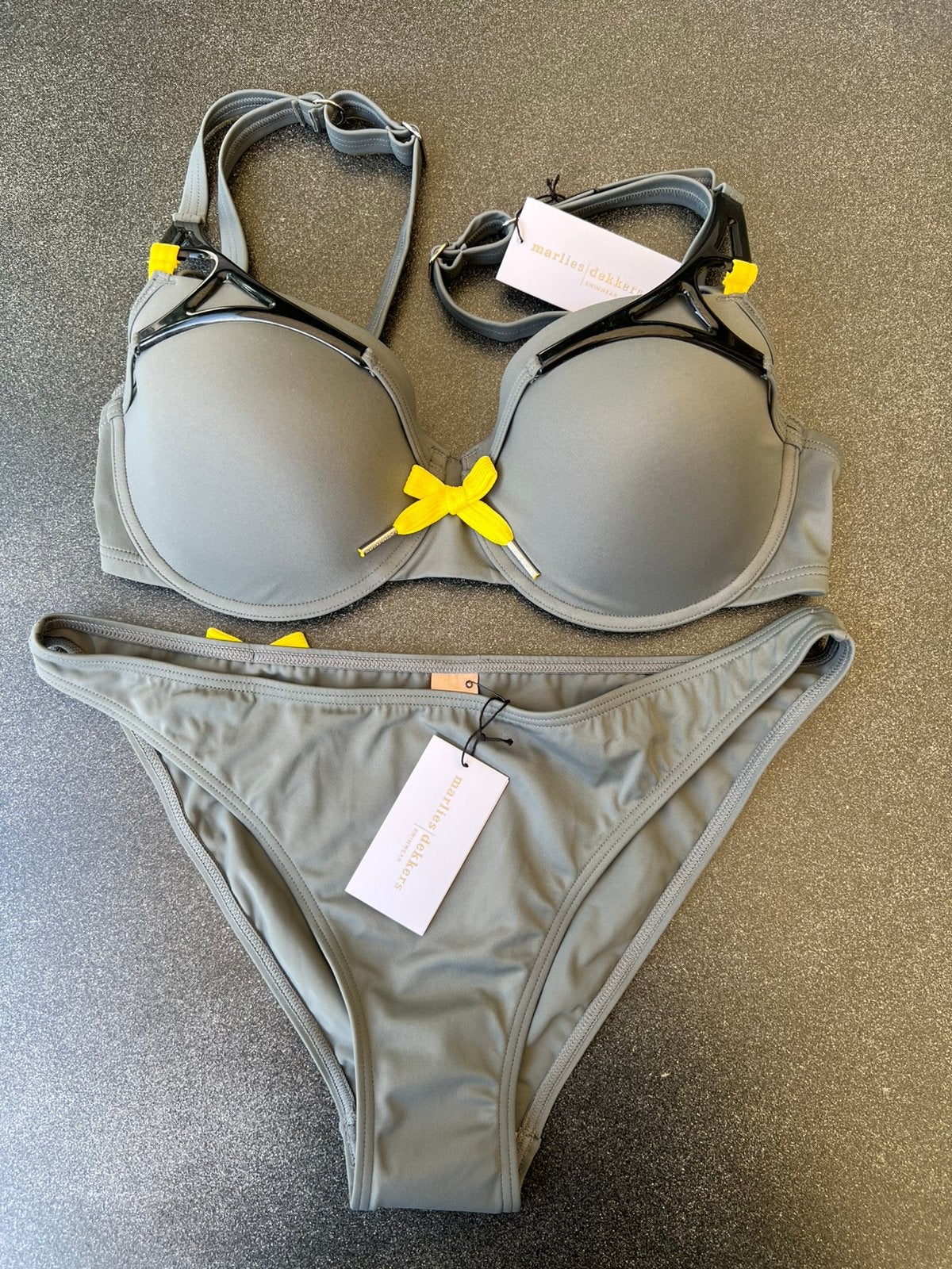 Marlies Dekkers Vintage bikini grijs nieuw, Ophalen of Verzenden, Nieuw, Grijs, Bikini